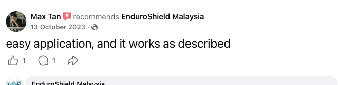 Customer review by Max Tan