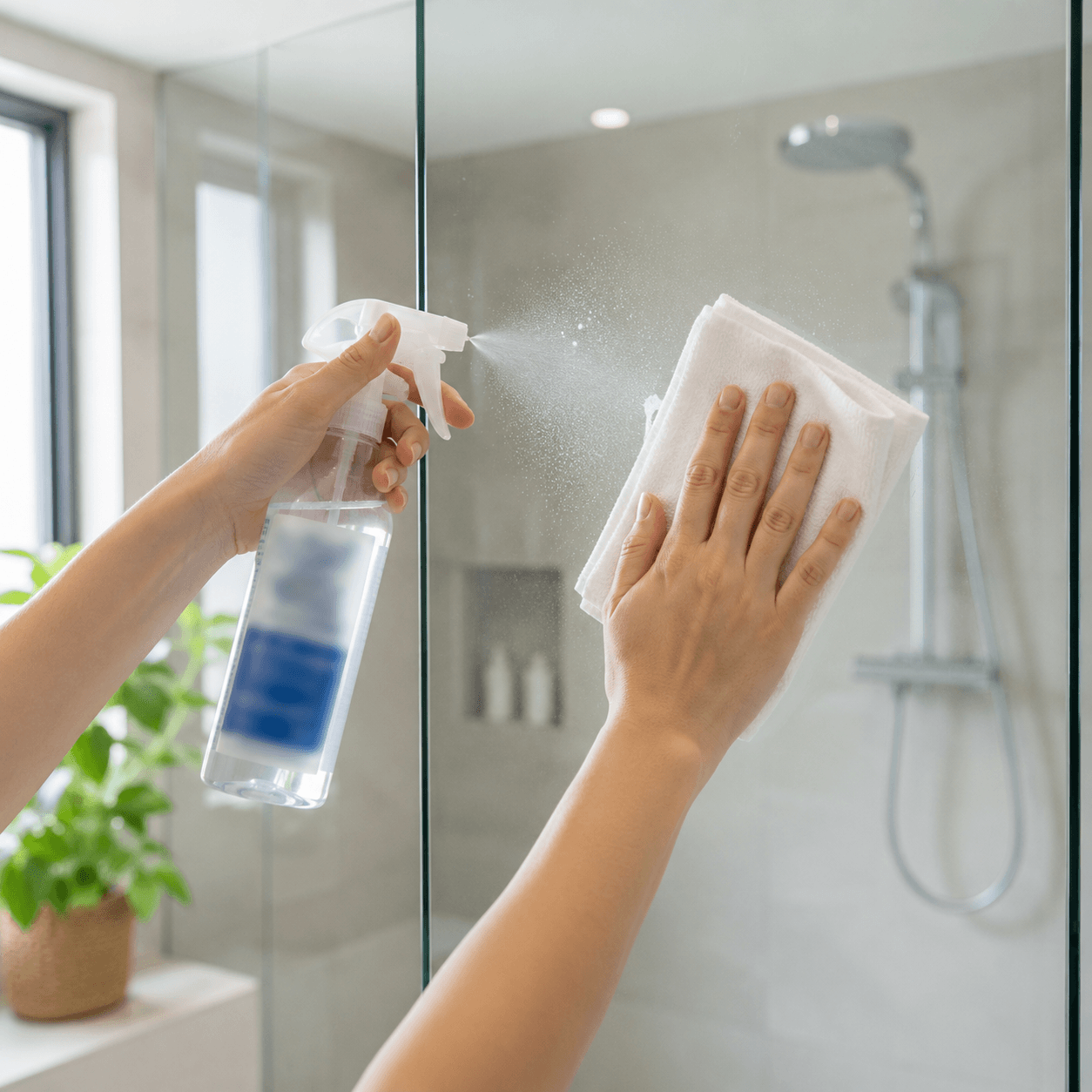 Step 1: Clean the glass