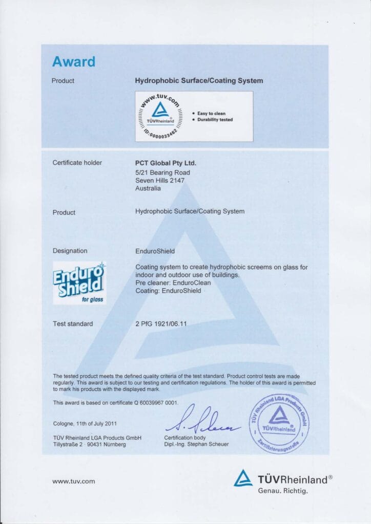 TÜV Rheinland Award