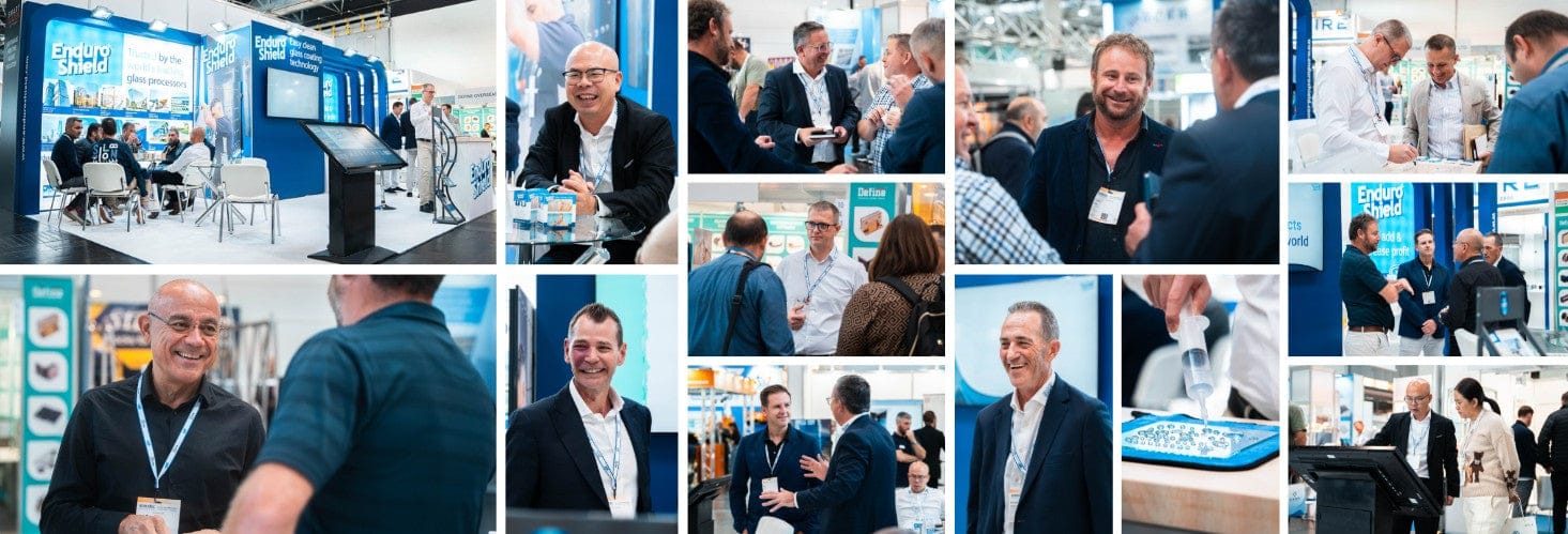 The EnduroShield team at glasstec in Germany